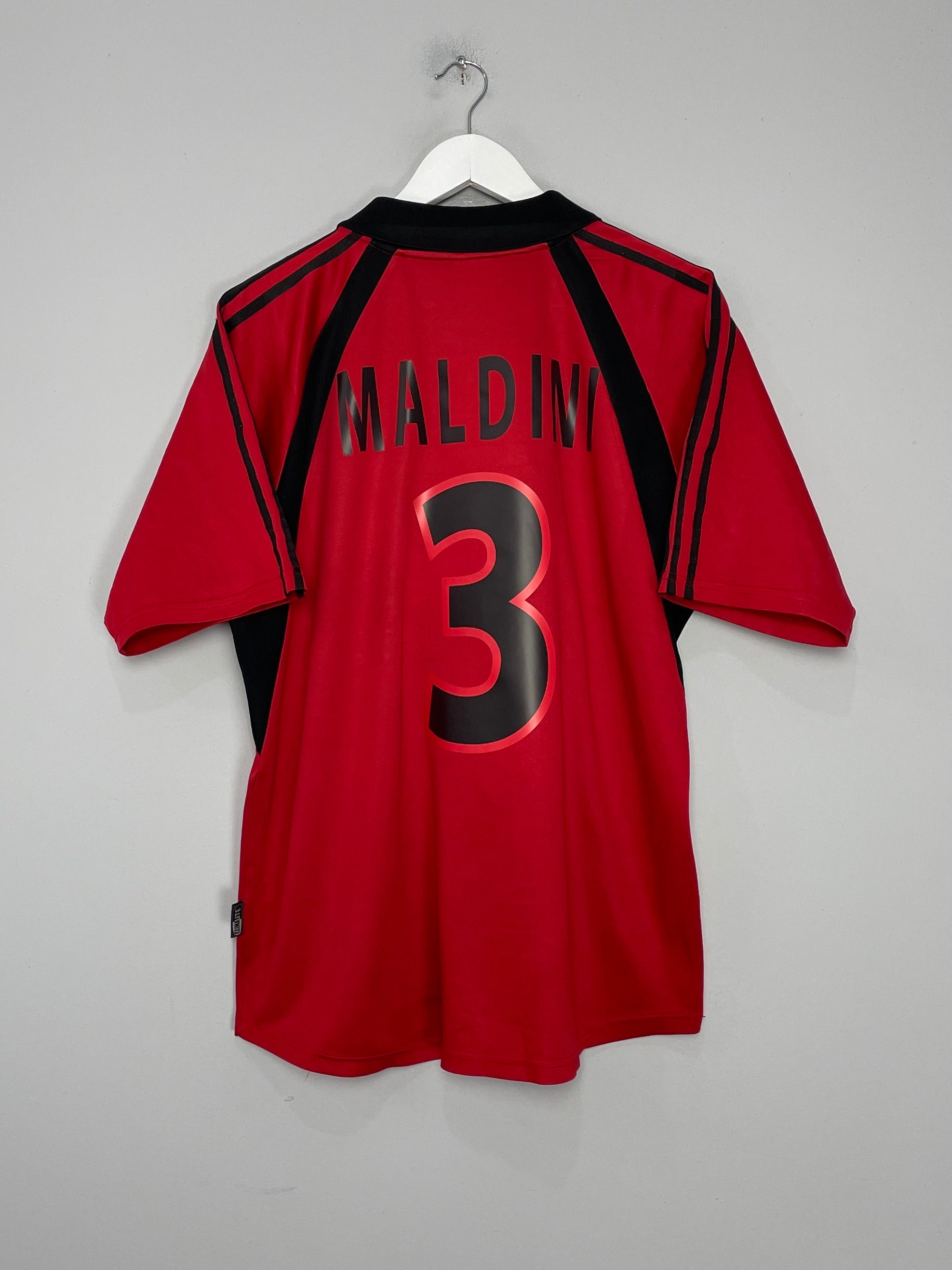 Shop 2001/02 AC MILAN MALDINI #3 THIRD SHIRT (L) ADIDAS, classic football shirts, vintage football shirts & retro soccer jerseys at Cult Kits