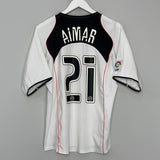 2004/05 VALENCIA AIMAR #21 HOME SHIRT (M) NIKE