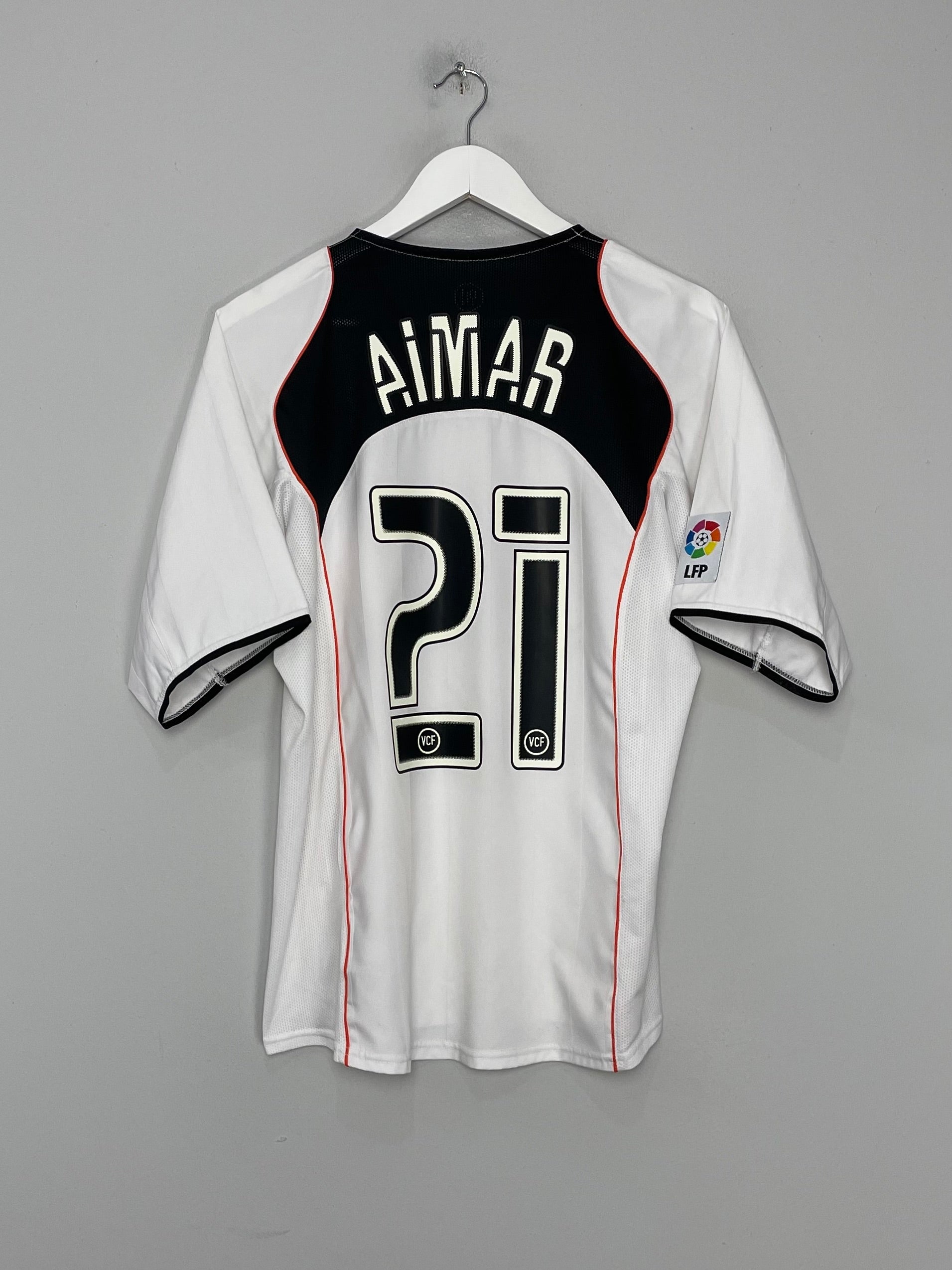 2004/05 VALENCIA AIMAR #21 HOME SHIRT (M) NIKE