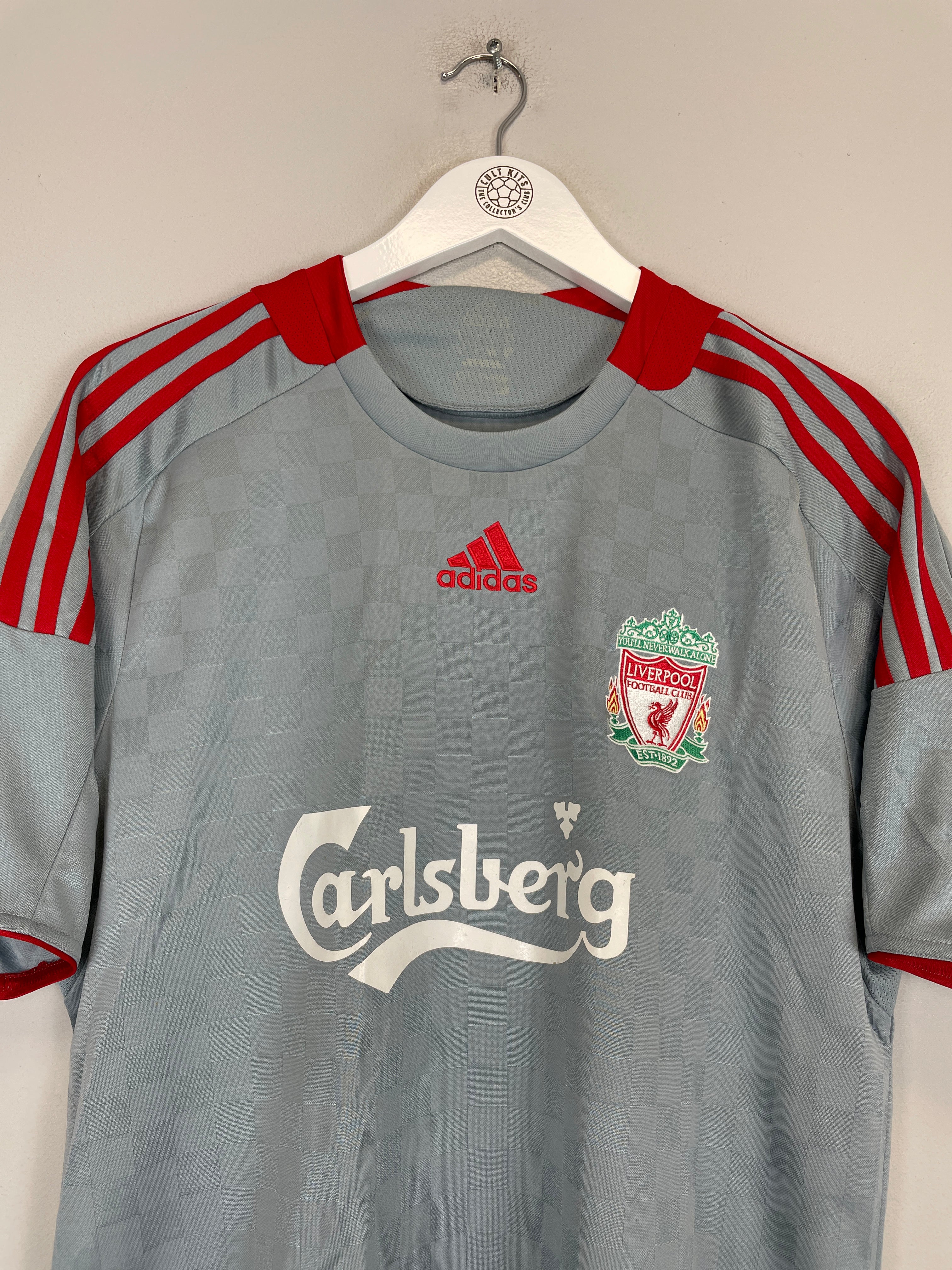 Shop 2008/09 LIVERPOOL TORRES #9 AWAY SHIRT (L) ADIDAS, classic football shirts, vintage football shirts & retro soccer jerseys at Cult Kits