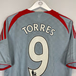 Shop 2008/09 LIVERPOOL TORRES #9 AWAY SHIRT (L) ADIDAS, classic football shirts, vintage football shirts & retro soccer jerseys at Cult Kits