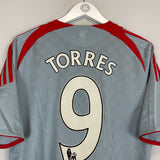 Shop 2008/09 LIVERPOOL TORRES #9 AWAY SHIRT (L) ADIDAS, classic football shirts, vintage football shirts & retro soccer jerseys at Cult Kits