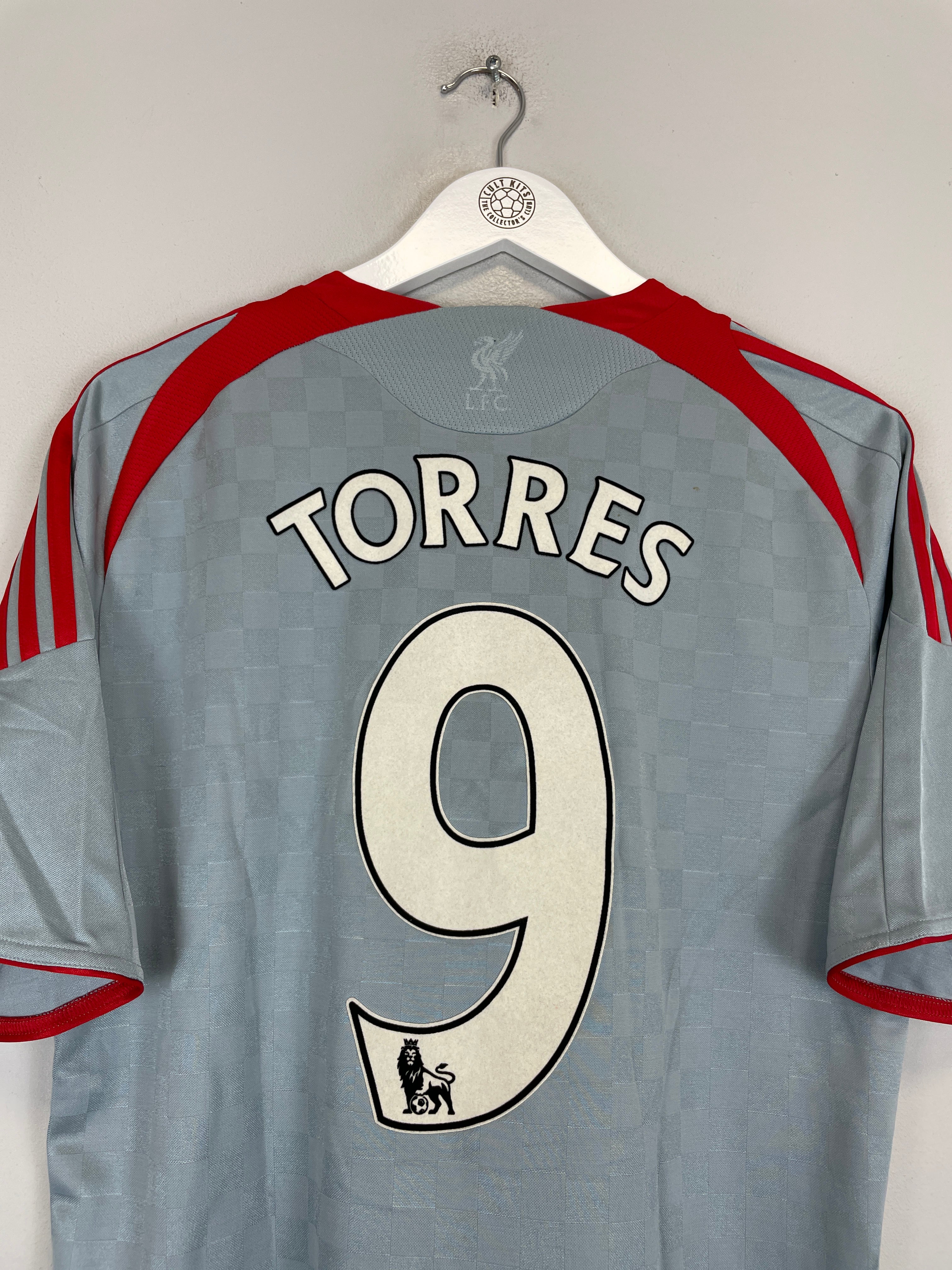 Shop 2008/09 LIVERPOOL TORRES #9 AWAY SHIRT (L) ADIDAS, classic football shirts, vintage football shirts & retro soccer jerseys at Cult Kits