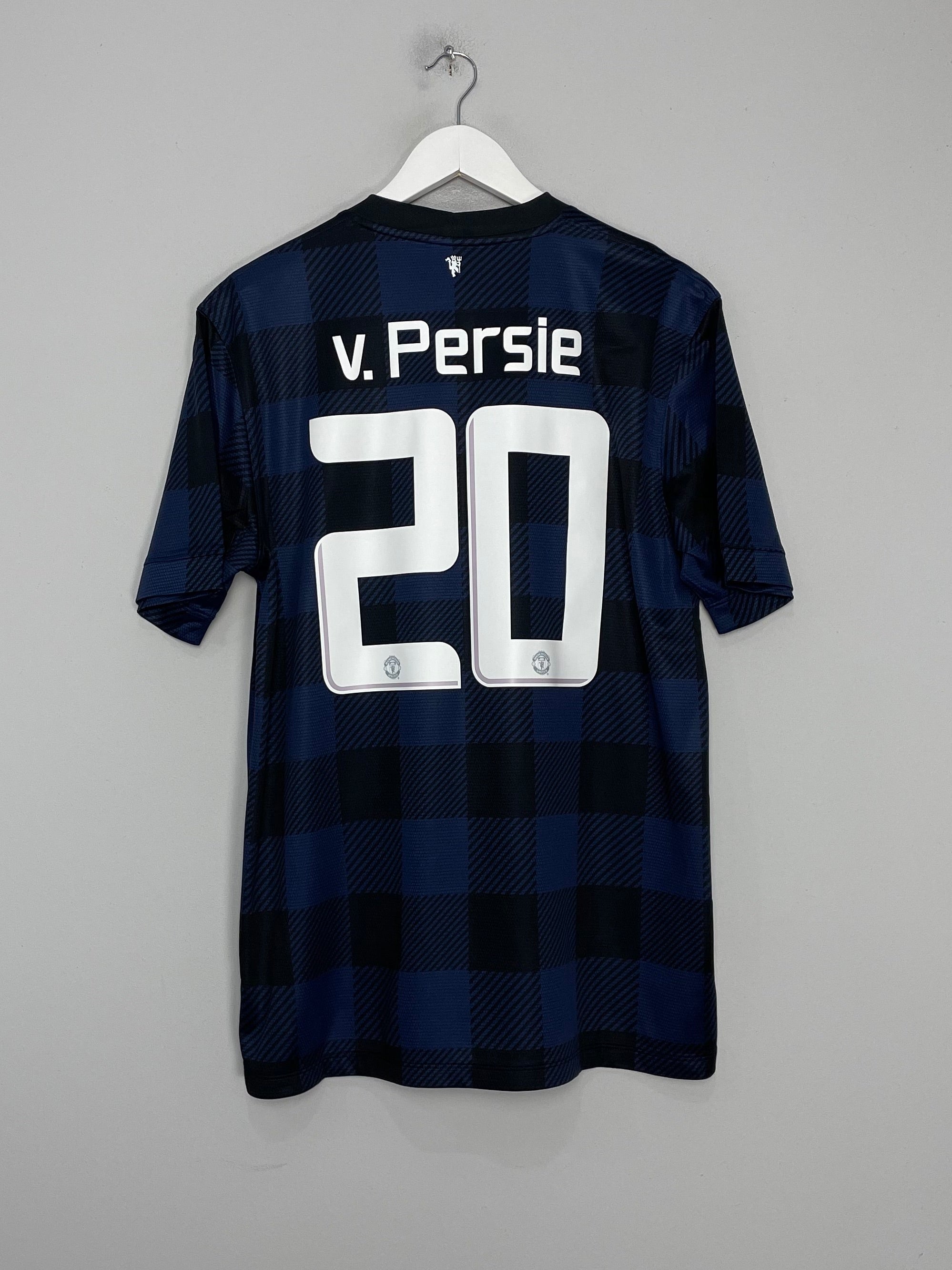 Shop 2013/14 MANCHESTER UNITED V.PERSIE #20 AWAY SHIRT (L) NIKE, classic football shirts, vintage football shirts & retro soccer jerseys at Cult Kits
