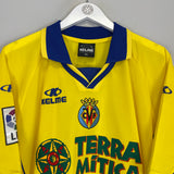 2002/03 VILLARREAL PALERMO #9 *BNWT* HOME SHIRT (XL) KELME