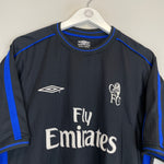 Shop 2002/04 CHELSEA ZOLA #25 AWAY SHIRT (XL) UMBRO, classic football shirts, vintage football shirts & retro soccer jerseys at Cult Kits