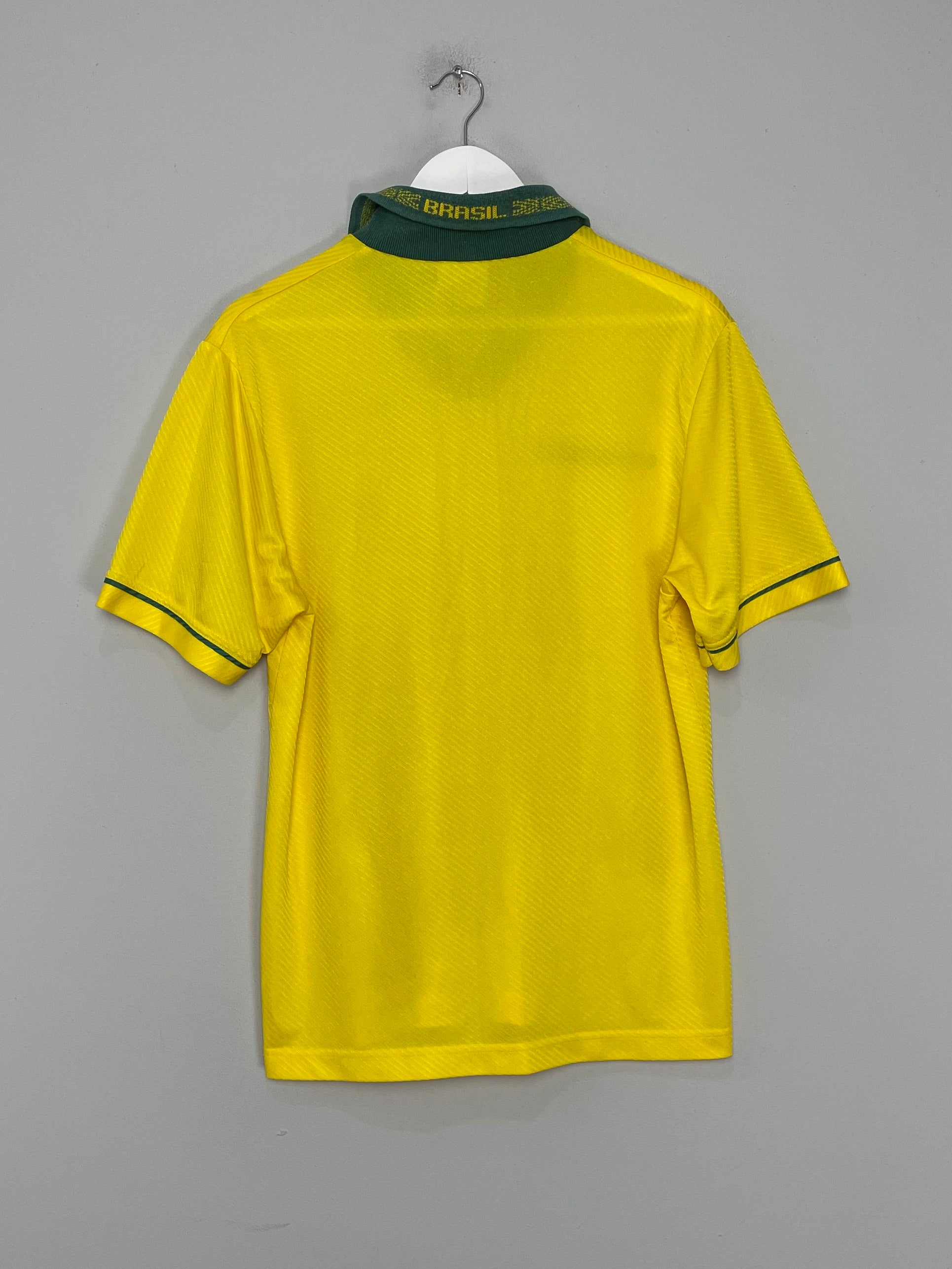 Shop 1993/94 BRAZIL HOME SHIRT (M) UMBRO, classic football shirts, vintage football shirts & retro soccer jerseys at Cult Kits