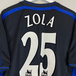 Shop 2002/04 CHELSEA ZOLA #25 AWAY SHIRT (XL) UMBRO, classic football shirts, vintage football shirts & retro soccer jerseys at Cult Kits