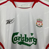2005/06 LIVERPOOL AWAY SHIRT (XL) REEBOK