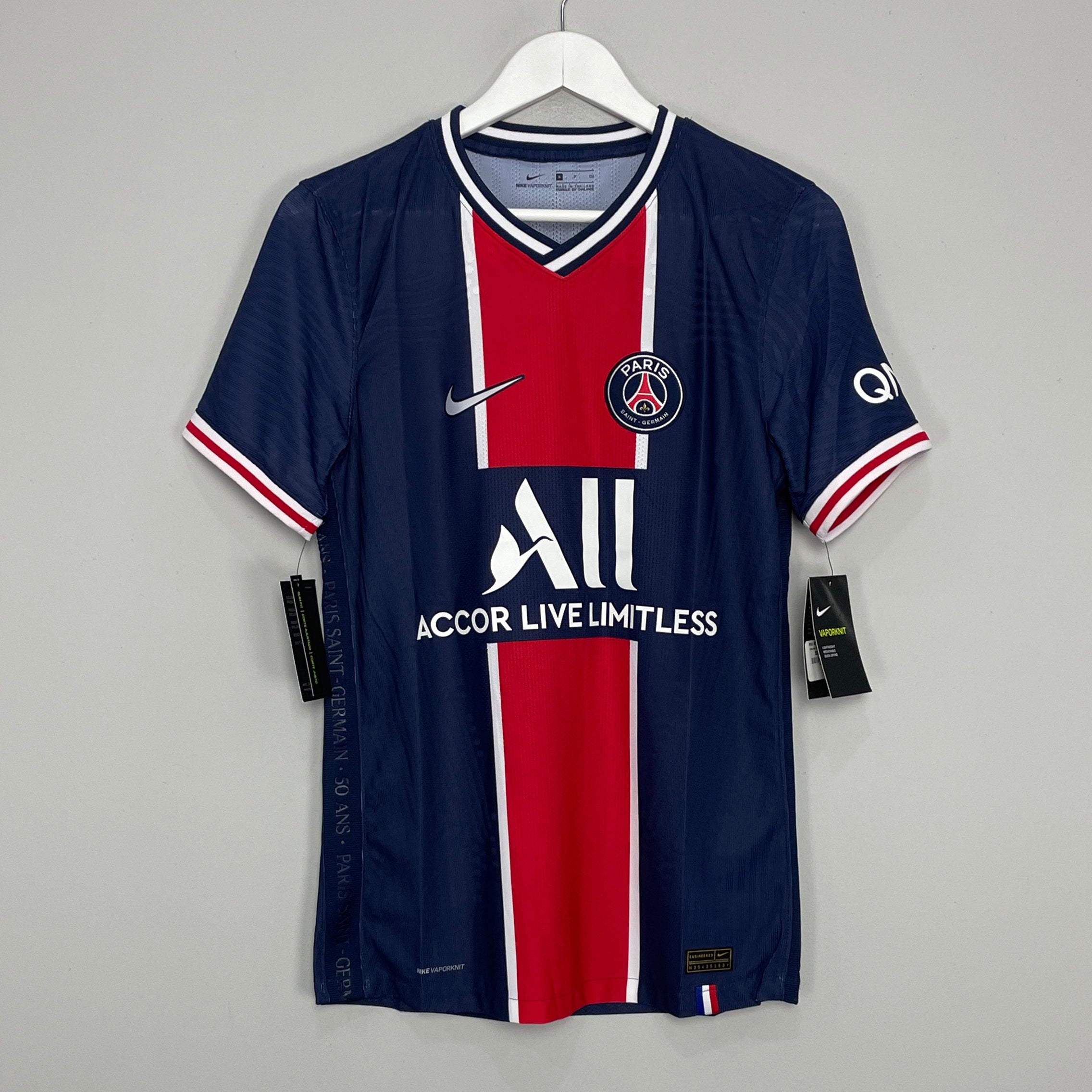 Shop 2020/21 PSG *VAPOR MATCH* BNWT HOME SHIRT (S) NIKE, classic football shirts, vintage football shirts & retro soccer jerseys at Cult Kits