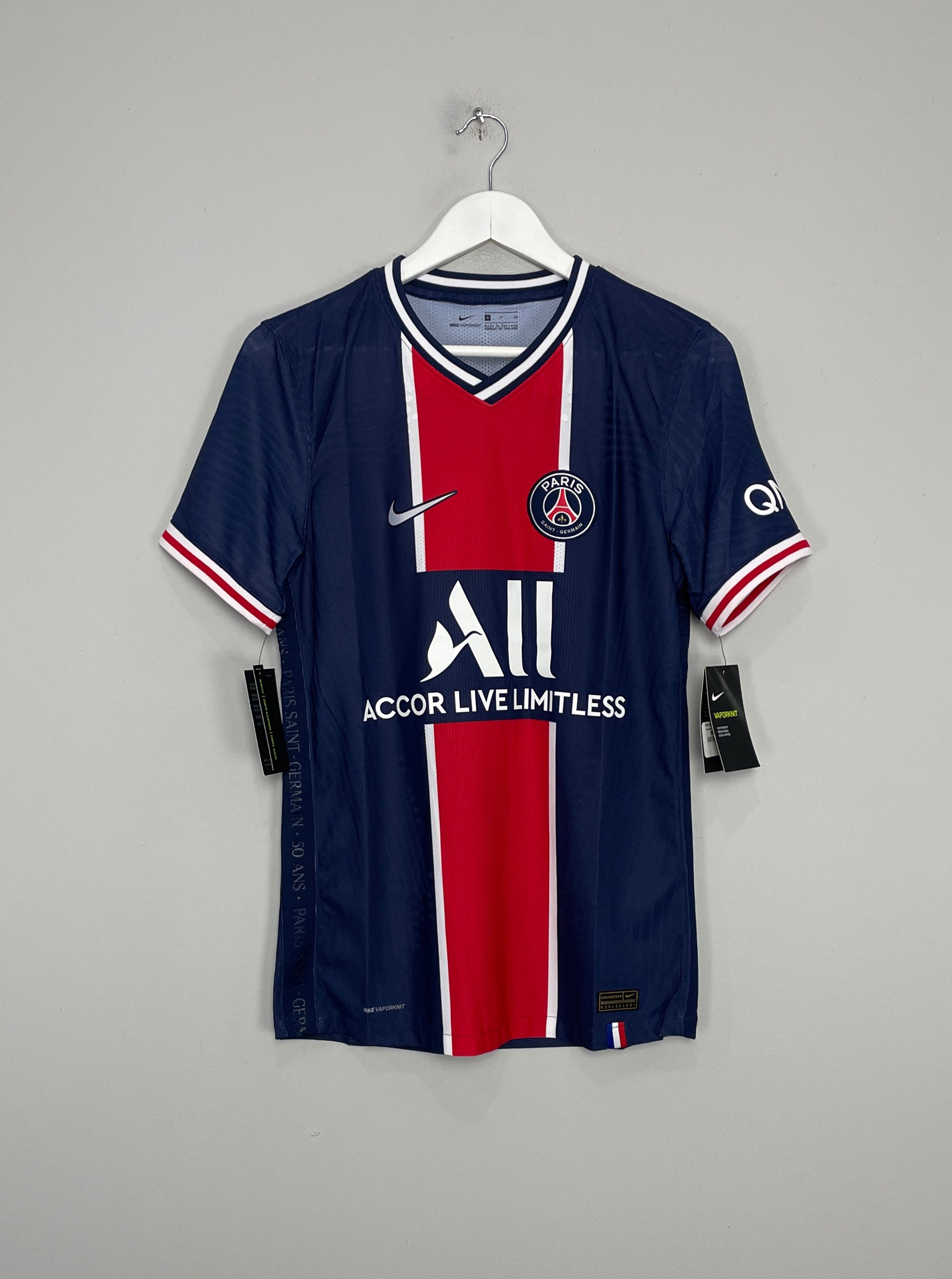 Shop 2020/21 PSG *VAPOR MATCH* BNWT HOME SHIRT (S) NIKE, classic football shirts, vintage football shirts & retro soccer jerseys at Cult Kits