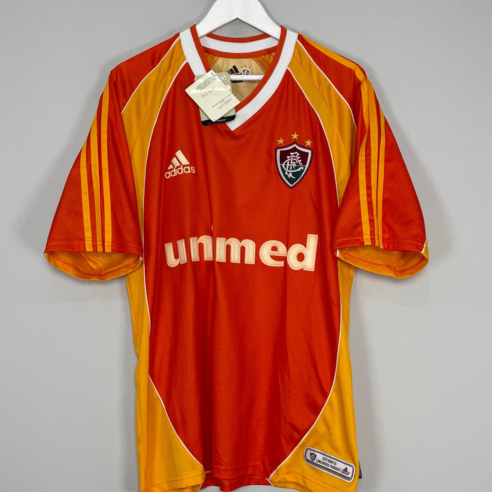 Shop 2002 FLUMINENSE *BNWT* #10 THIRD SHIRT (L) ADIDAS, classic football shirts, vintage football shirts & retro soccer jerseys at Cult Kits