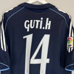 Shop 2005/06 REAL MADRID GUTI #14 AWAY SHIRT (L) ADIDAS, classic football shirts, vintage football shirts & retro soccer jerseys at Cult Kits