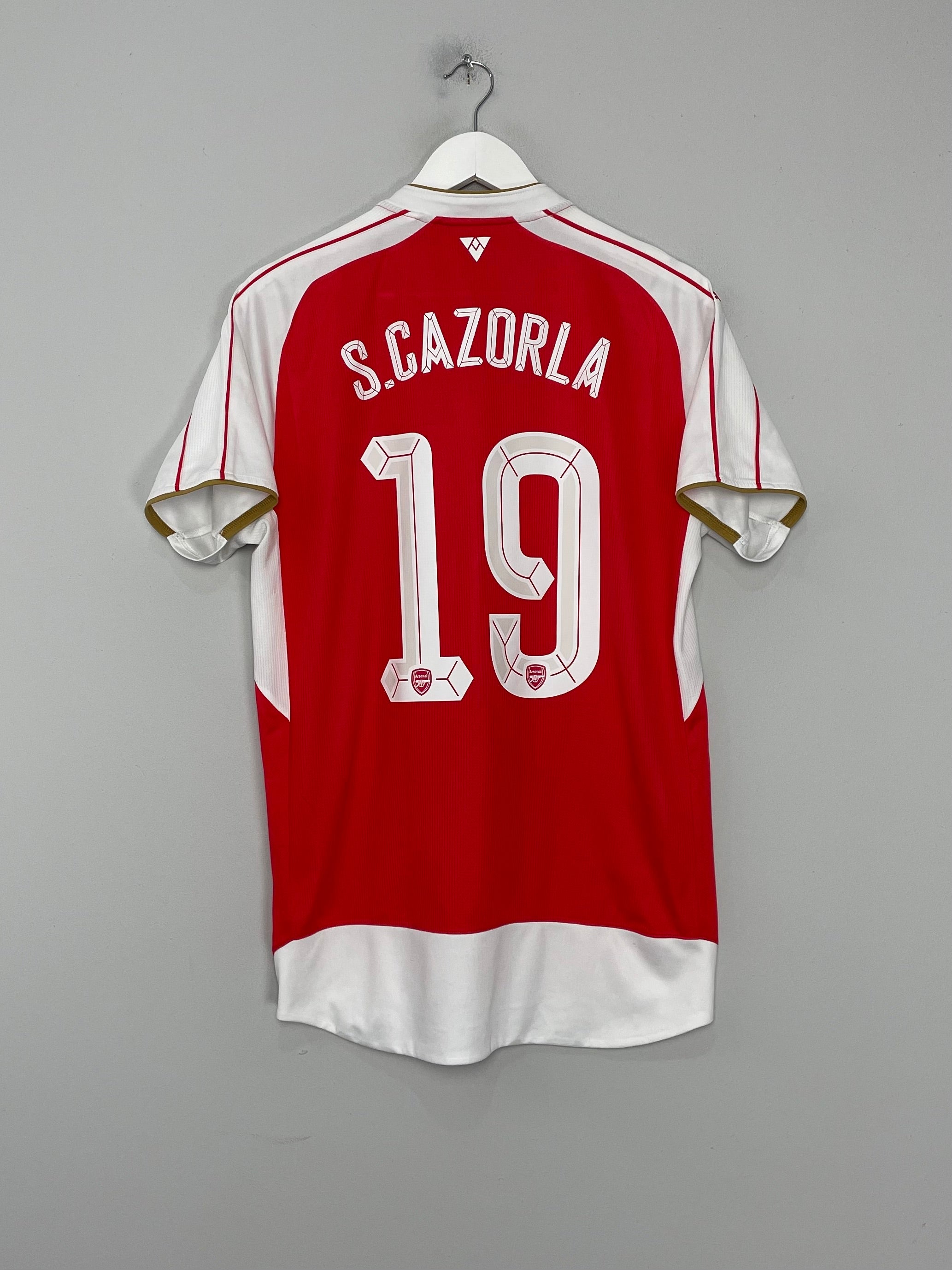 Shop 2015/16 ARSENAL S.CAZORLA #19 HOME SHIRT (L) PUMA, classic football shirts, vintage football shirts & retro soccer jerseys at Cult Kits