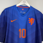 Shop 2014/15 NETHERLANDS SNEIJDER #10 AWAY SHIRT (XL) NIKE, classic football shirts, vintage football shirts & retro soccer jerseys at Cult Kits