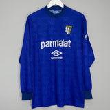 Shop 1993/95 PARMA TRAINING SHIRT (L) UMBRO, classic football shirts, vintage football shirts & retro soccer jerseys at Cult Kits
