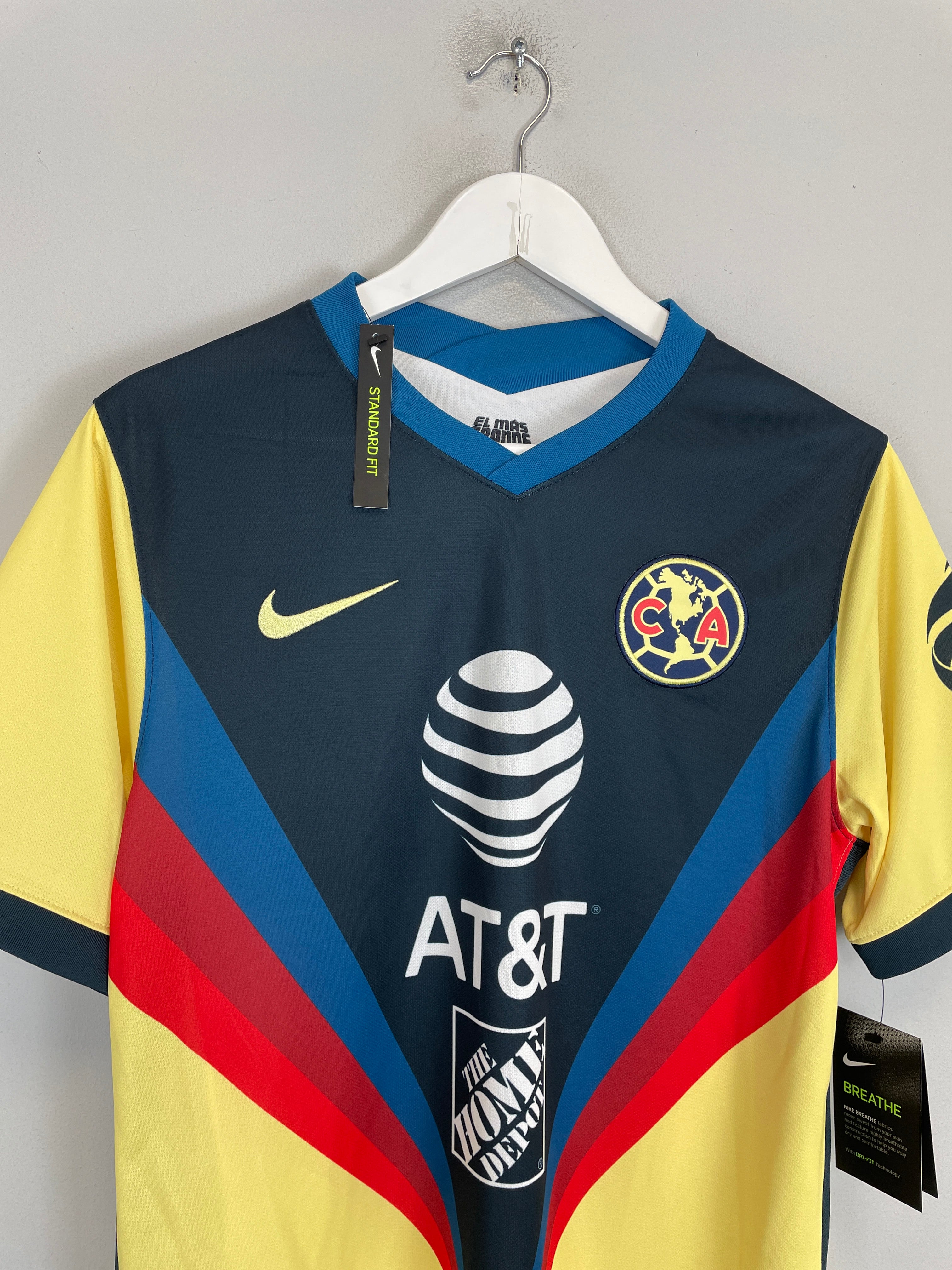 Shop 2020/21 CLUB AMERICA *BNWT* HOME SHIRT (M) NIKE, classic football shirts, vintage football shirts & retro soccer jerseys at Cult Kits