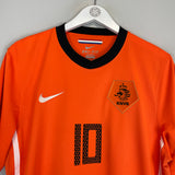 2010/11 NETHERLANDS SNEIJDER #10 HOME SHIRT (L) NIKE