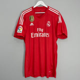 Shop 2017/18 REAL MADRID NAVAS #1 GK SHIRT (XL) ADIDAS, classic football shirts, vintage football shirts & retro soccer jerseys at Cult Kits