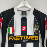 2002/03 JUVENTUS DEL PIERO #10 HOME SHIRT (M) LOTTO