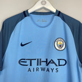 2016/17 MANCHESTER CITY DE BRUYNE #17 HOME SHIRT (L) NIKE