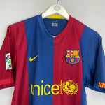Shop 2006/07 BARCELONA RONALDINHO #10 HOME SHIRT (M) NIKE, classic football shirts, vintage football shirts & retro soccer jerseys at Cult Kits