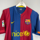 Shop 2006/07 BARCELONA RONALDINHO #10 HOME SHIRT (M) NIKE, classic football shirts, vintage football shirts & retro soccer jerseys at Cult Kits