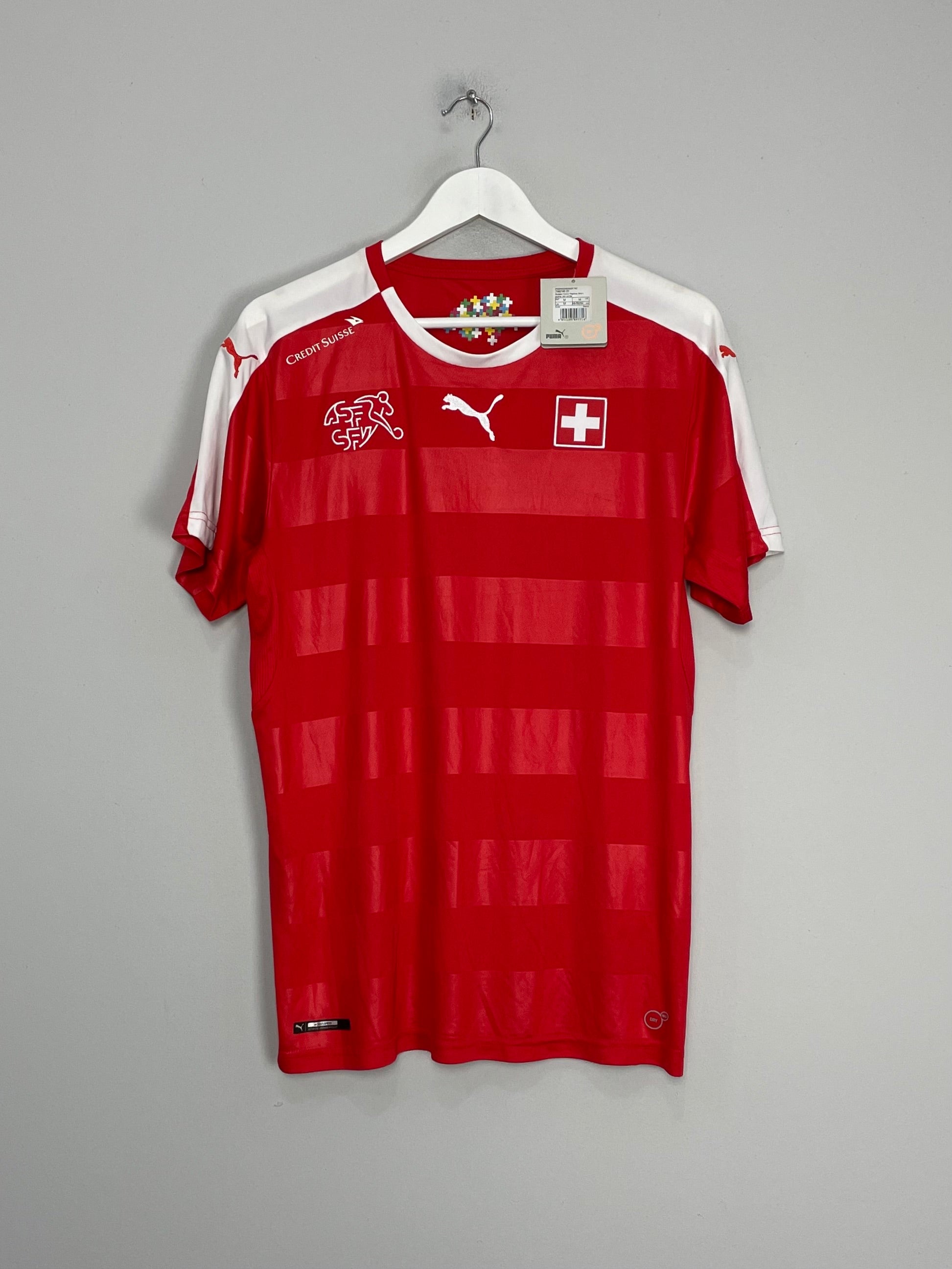 Shop 2016/17 SWITZERLAND *BNWT* HOME SHIRT (M) PUMA, classic football shirts, vintage football shirts & retro soccer jerseys at Cult Kits