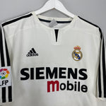 Shop 2003/04 REAL MADRID RONALDO #9 HOME SHIRT (L) ADIDAS, classic football shirts, vintage football shirts & retro soccer jerseys at Cult Kits