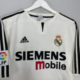 Shop 2003/04 REAL MADRID RONALDO #9 HOME SHIRT (L) ADIDAS, classic football shirts, vintage football shirts & retro soccer jerseys at Cult Kits