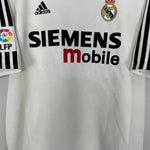 Shop 2003/04 REAL MADRID RONALDO #9 HOME SHIRT (L) ADIDAS, classic football shirts, vintage football shirts & retro soccer jerseys at Cult Kits