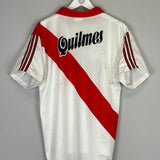 1999/00 RIVER PLATE *SIGNED* HOME SHIRT (M) ADIDAS