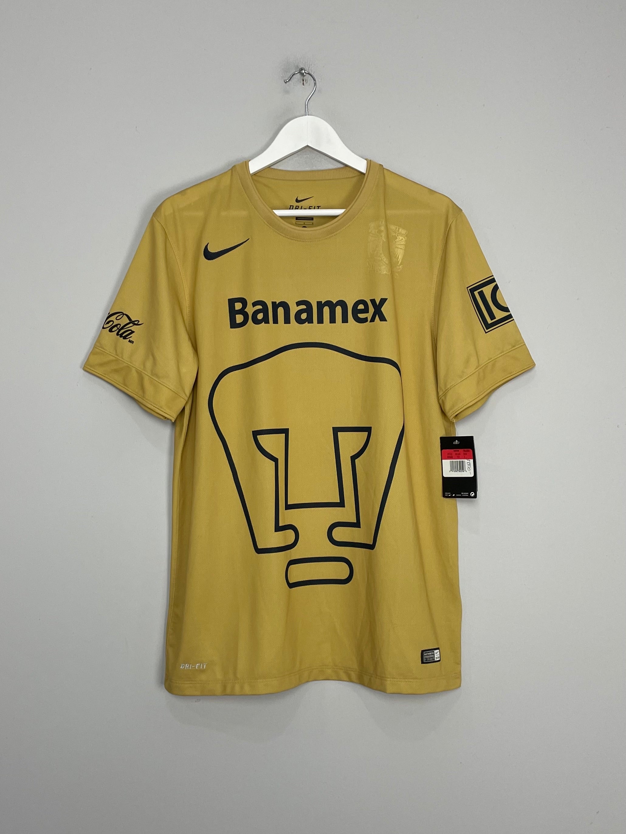 Shop 2014/15 UNAM PUMAS *BNWT* HOME SHIRT (L) NIKE, classic football shirts, vintage football shirts & retro soccer jerseys at Cult Kits
