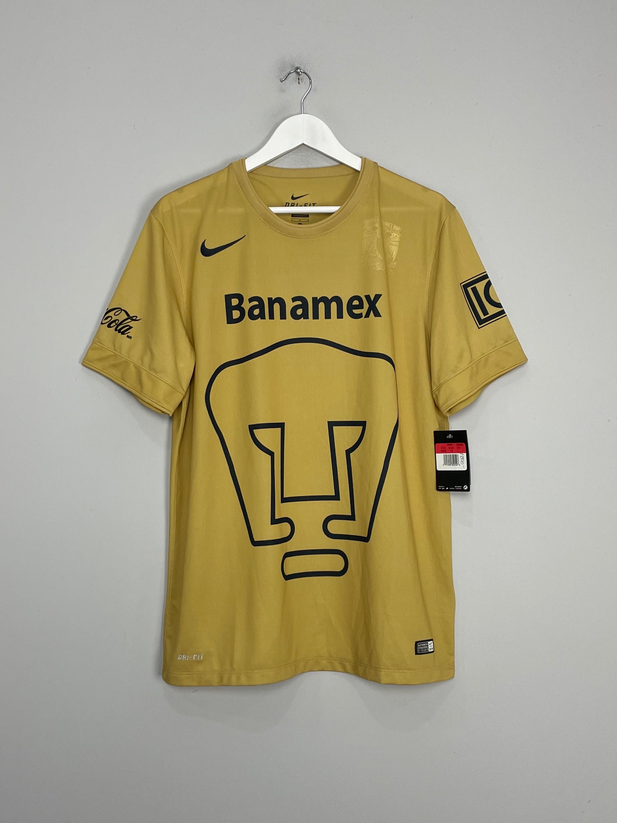 Shop 2014/15 UNAM PUMAS *BNWT* HOME SHIRT (L) NIKE, classic football shirts, vintage football shirts & retro soccer jerseys at Cult Kits