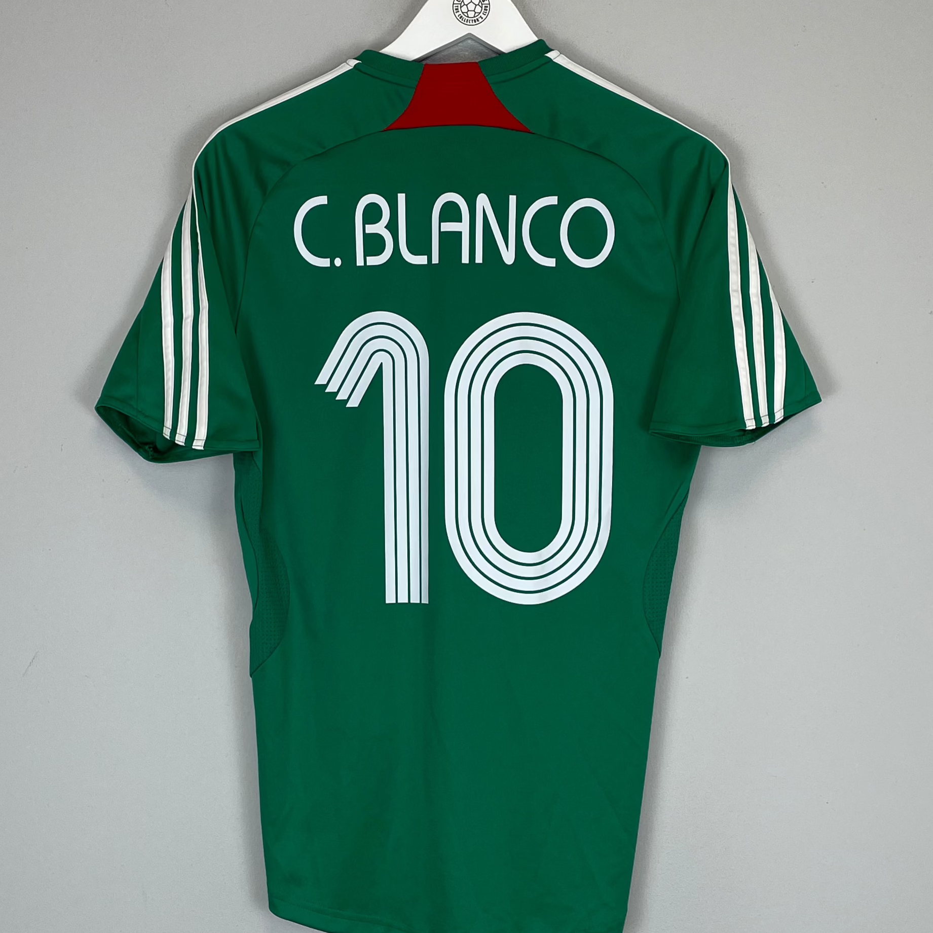 Shop 2007/08 MEXICO C.BLANCO #10 HOME SHIRT (S) ADIDAS, classic football shirts, vintage football shirts & retro soccer jerseys at Cult Kits