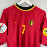 2000/02 BELGIUM WILMOTS #7 HOME SHIRT (S) NIKE
