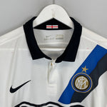Shop 2011/12 INTER MILAN J.ZANETTI #4 AWAY SHIRT (XL) NIKE, classic football shirts, vintage football shirts & retro soccer jerseys at Cult Kits