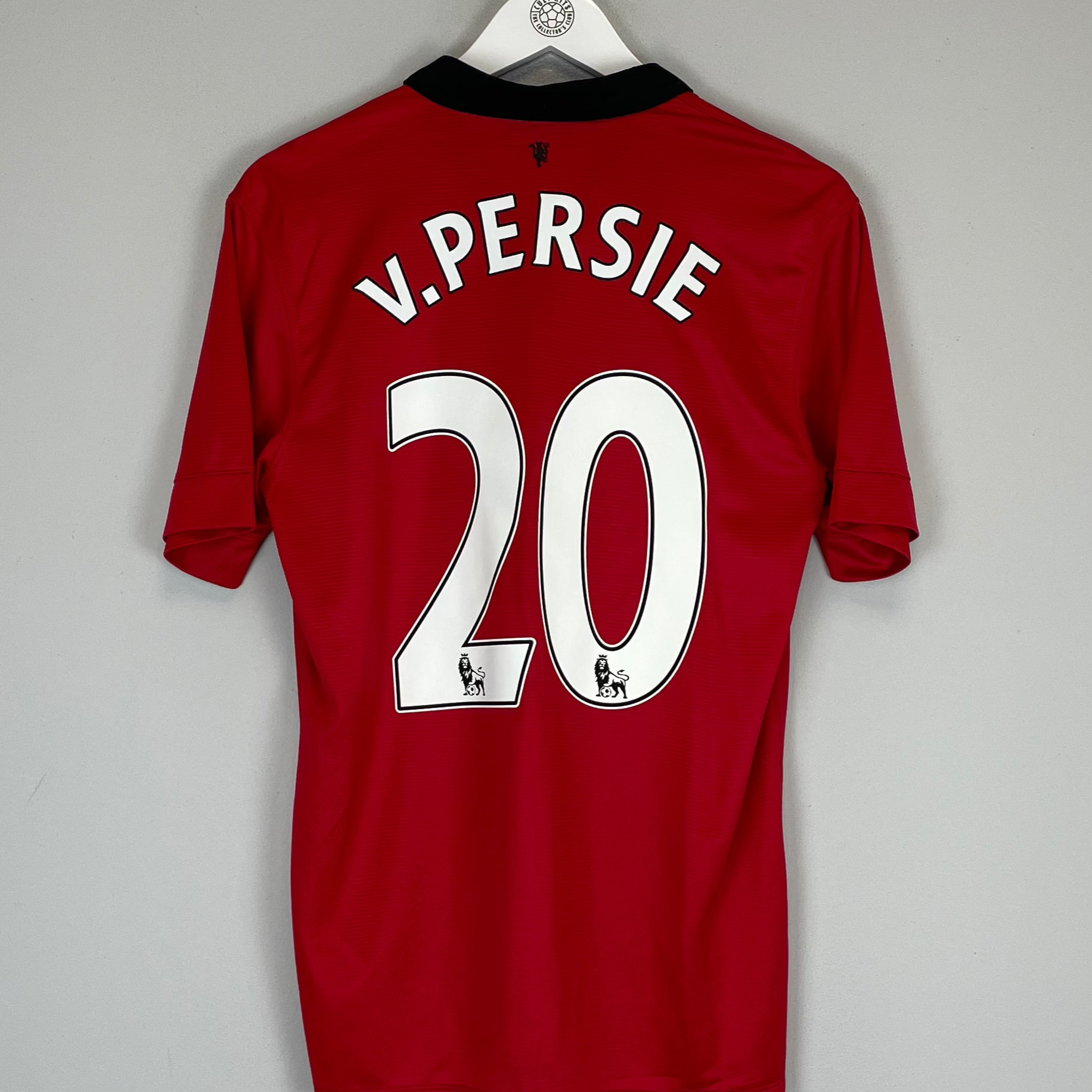 Shop 2013/14 MANCHESTER UNITED V.PERSIE #20 HOME SHIRT (M) NIKE, classic football shirts, vintage football shirts & retro soccer jerseys at Cult Kits