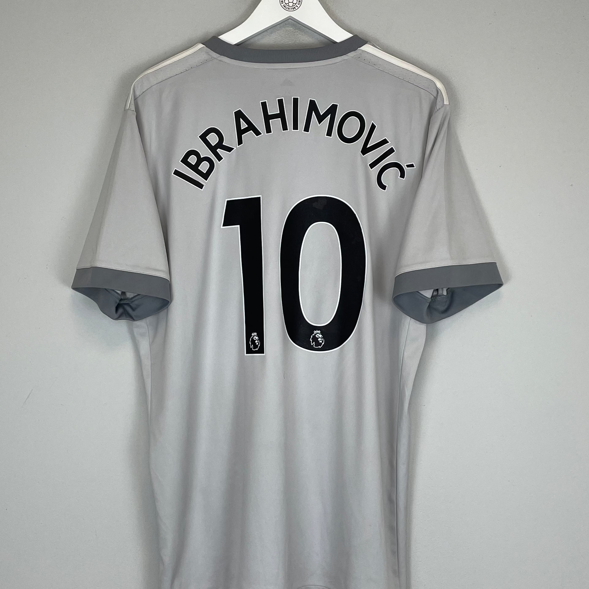 Shop 2017/18 MANCHESTER UNITED IBRAHIMOVIC #10 THIRD SHIRT (XL) ADIDAS, classic football shirts, vintage football shirts & retro soccer jerseys at Cult Kits