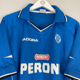 Shop 2000/01 NAPOLI EDMUNDO #27 HOME SHIRT (L) DIADORA, classic football shirts, vintage football shirts & retro soccer jerseys at Cult Kits