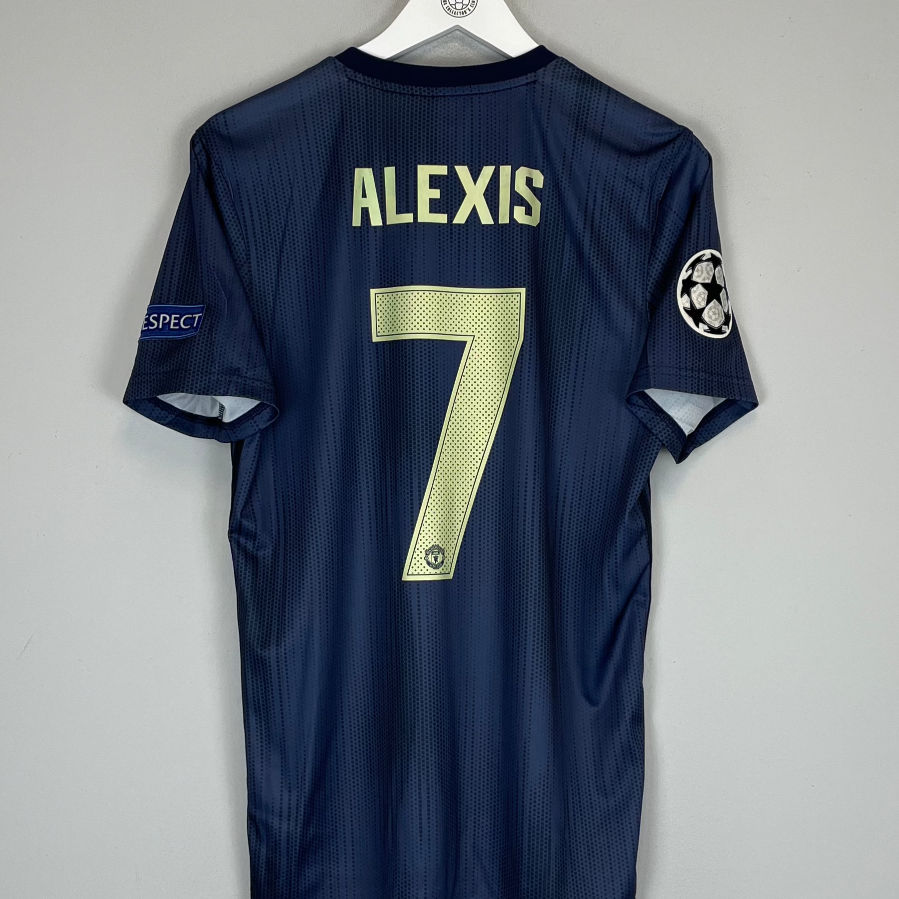 Shop 2018/19 MANCHESTER UNITED ALEXIS #7 C/L THIRD SHIRT (M) ADIDAS, classic football shirts, vintage football shirts & retro soccer jerseys at Cult Kits