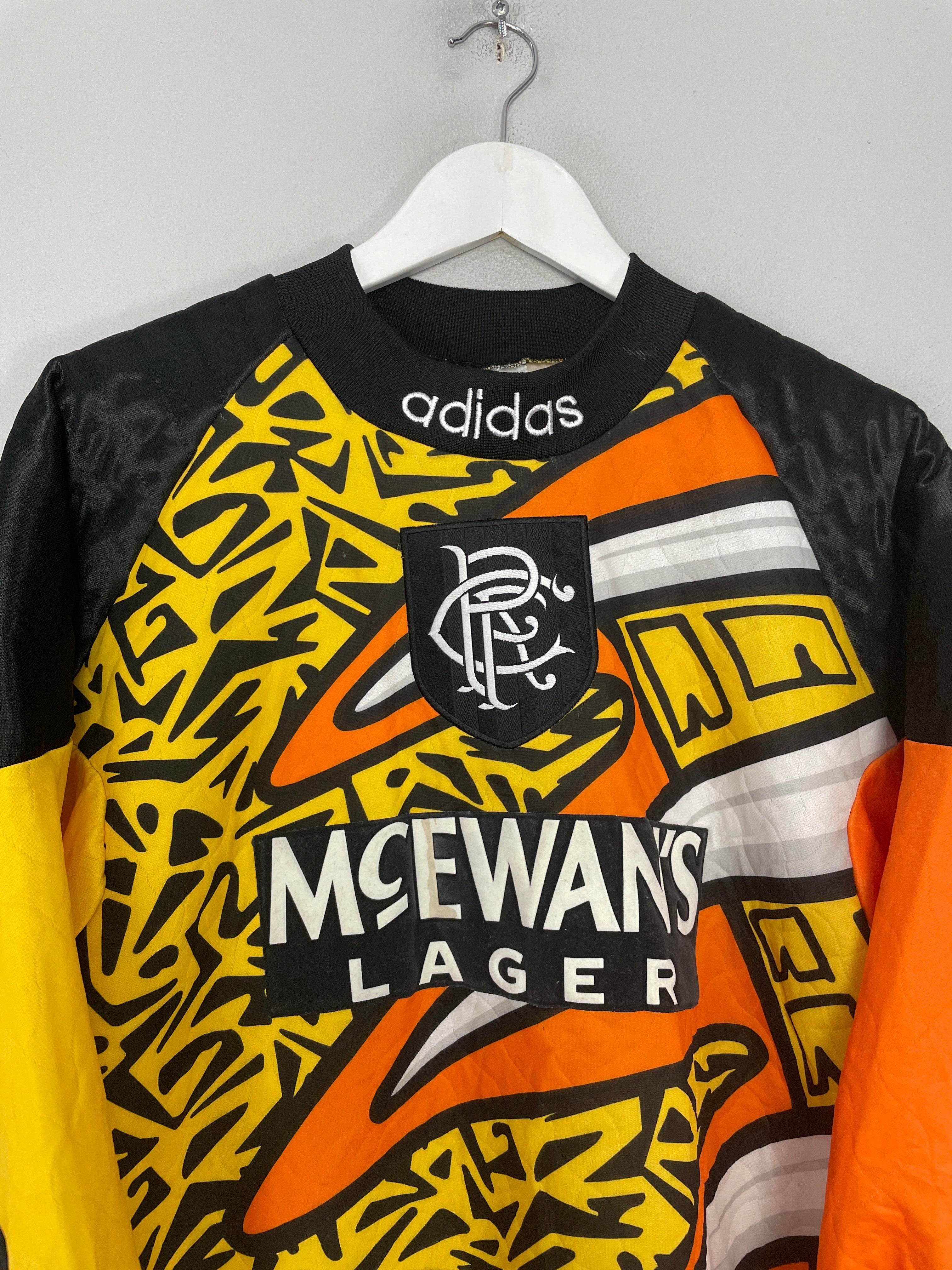 Shop 1995/96 RANGERS GK SHIRT (S) ADIDAS, classic football shirts, vintage football shirts & retro soccer jerseys at Cult Kits