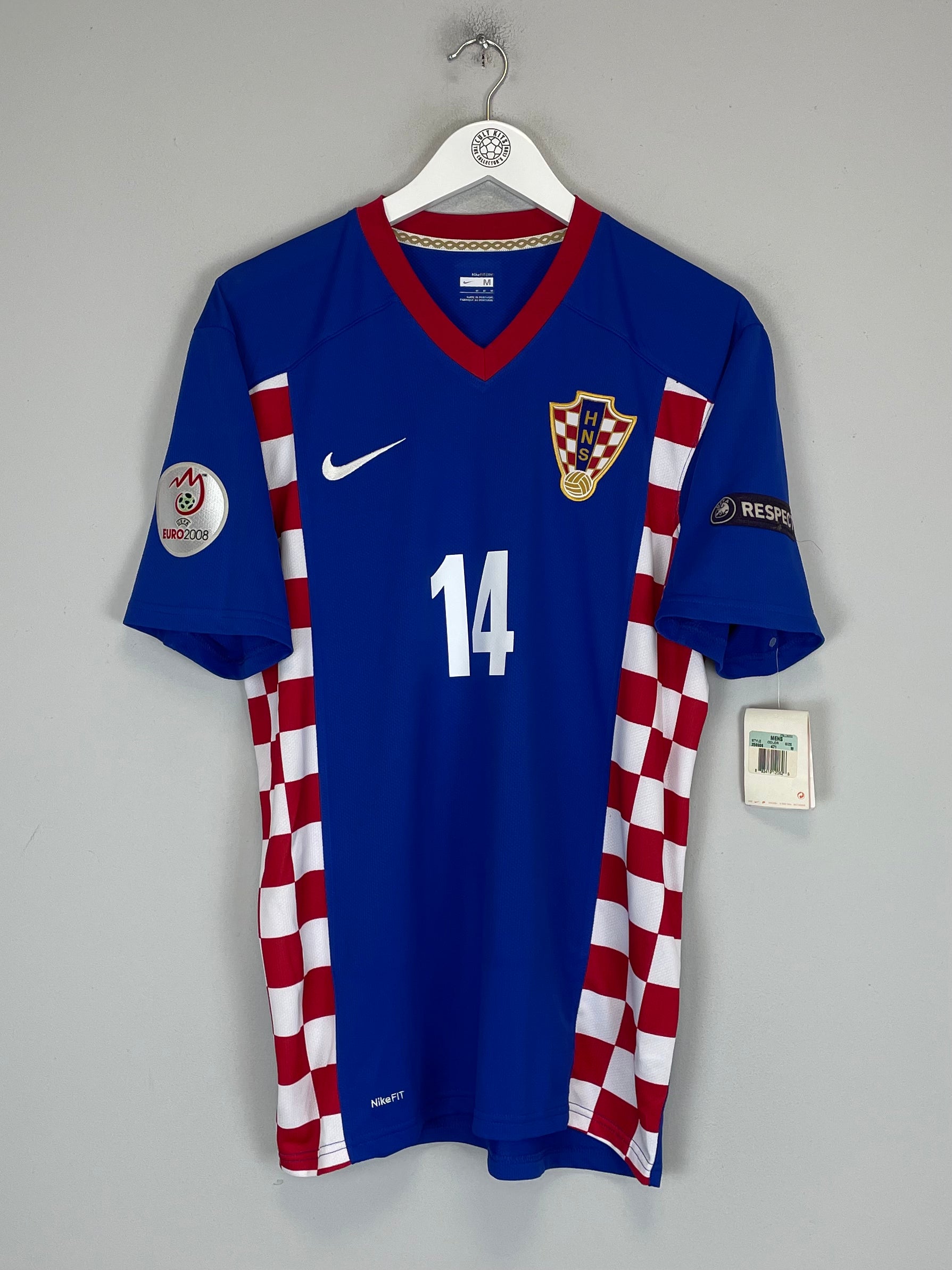 Shop 2007/08 CROATIA MODRIC #14 *BNWT* AWAY SHIRT (M) NIKE, classic football shirts, vintage football shirts & retro soccer jerseys at Cult Kits