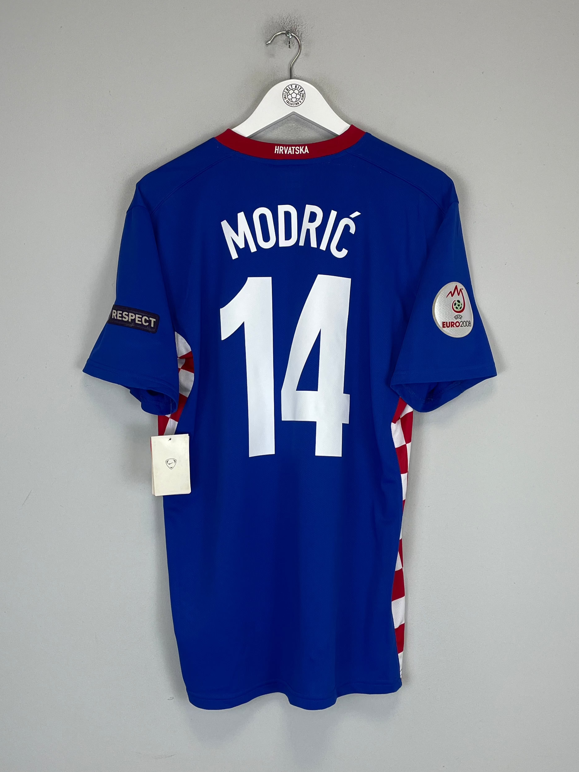Shop 2007/08 CROATIA MODRIC #14 *BNWT* AWAY SHIRT (M) NIKE, classic football shirts, vintage football shirts & retro soccer jerseys at Cult Kits
