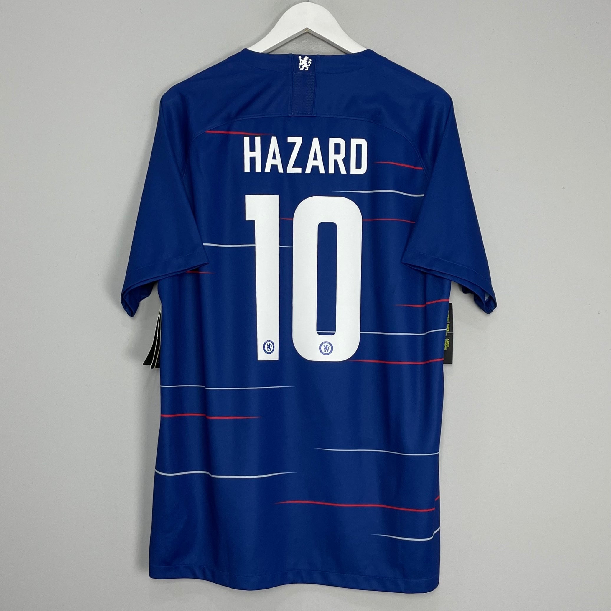 Shop 2018/19 CHELSEA HAZARD #10 *BNWT* HOME SHIRT (XL) NIKE, classic football shirts, vintage football shirts & retro soccer jerseys at Cult Kits