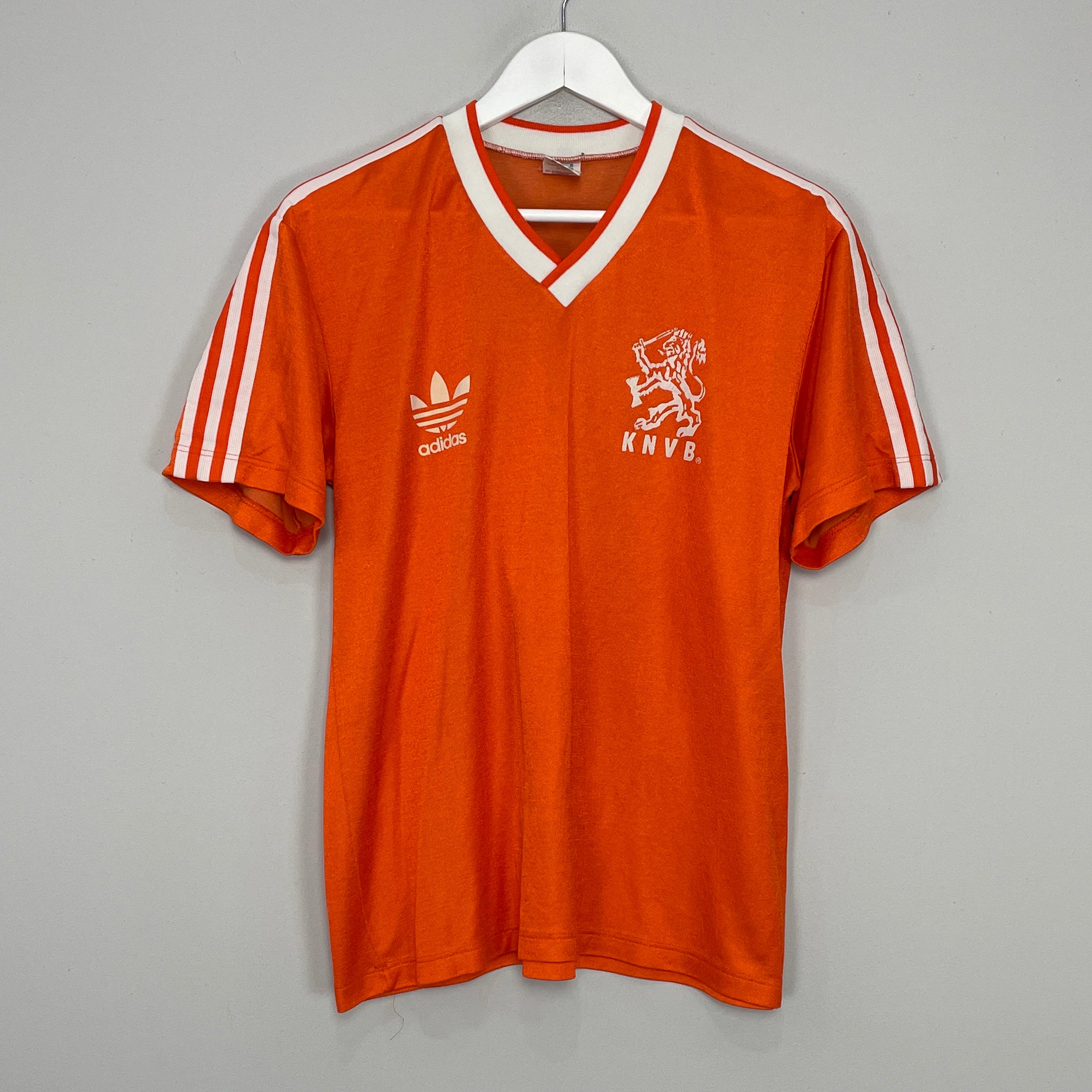 Shop 1985/88 NETHERLANDS #9 HOME SHIRT (M) ADIDAS, classic football shirts, vintage football shirts & retro soccer jerseys at Cult Kits