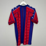 Shop 1997/98 BARCELONA HOME SHIRT (M) KAPPA, classic football shirts, vintage football shirts & retro soccer jerseys at Cult Kits