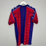 Shop 1997/98 BARCELONA HOME SHIRT (M) KAPPA, classic football shirts, vintage football shirts & retro soccer jerseys at Cult Kits