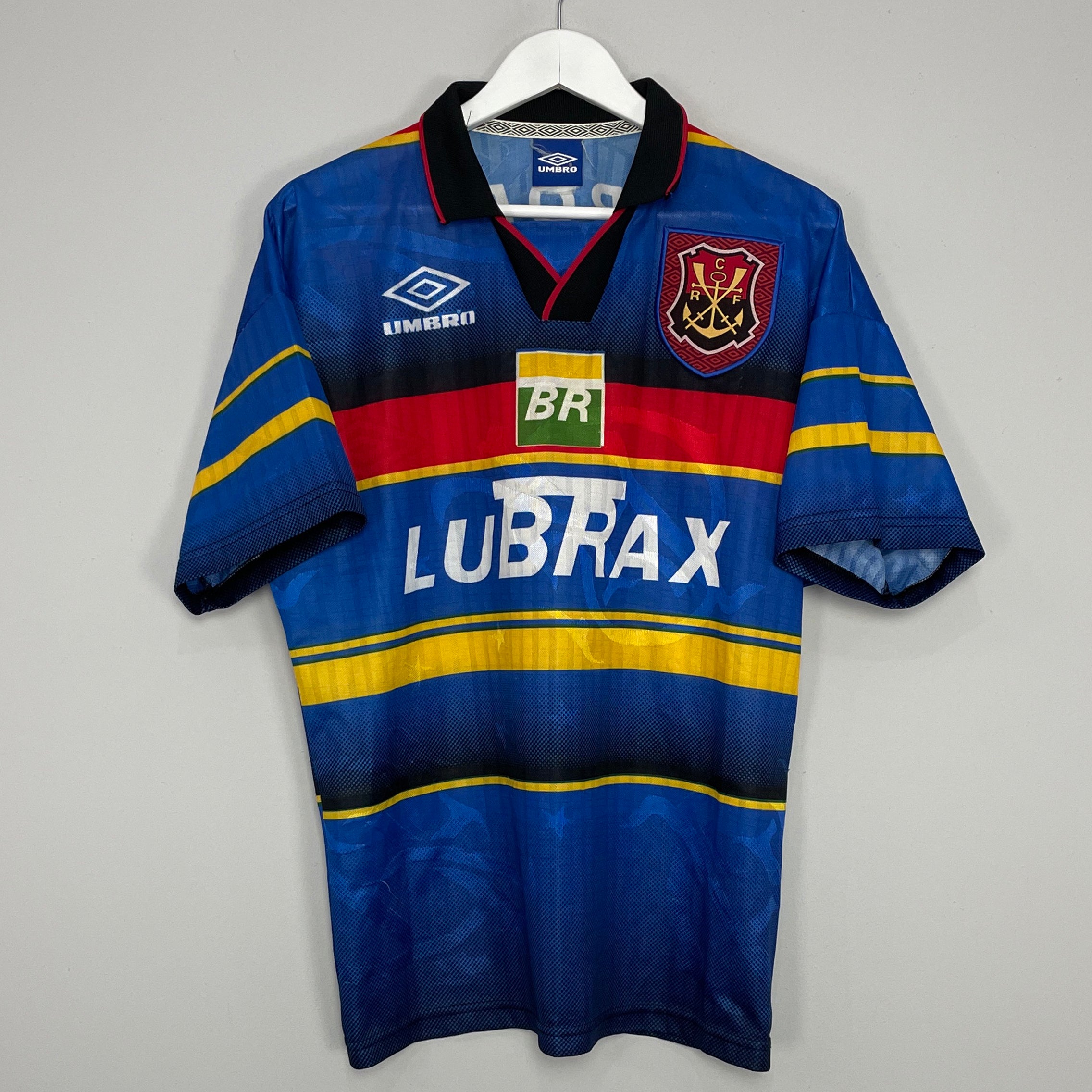 Shop 1995/96 FLAMENGO THIRD SHIRT (M) UMRBO, classic football shirts, vintage football shirts & retro soccer jerseys at Cult Kits