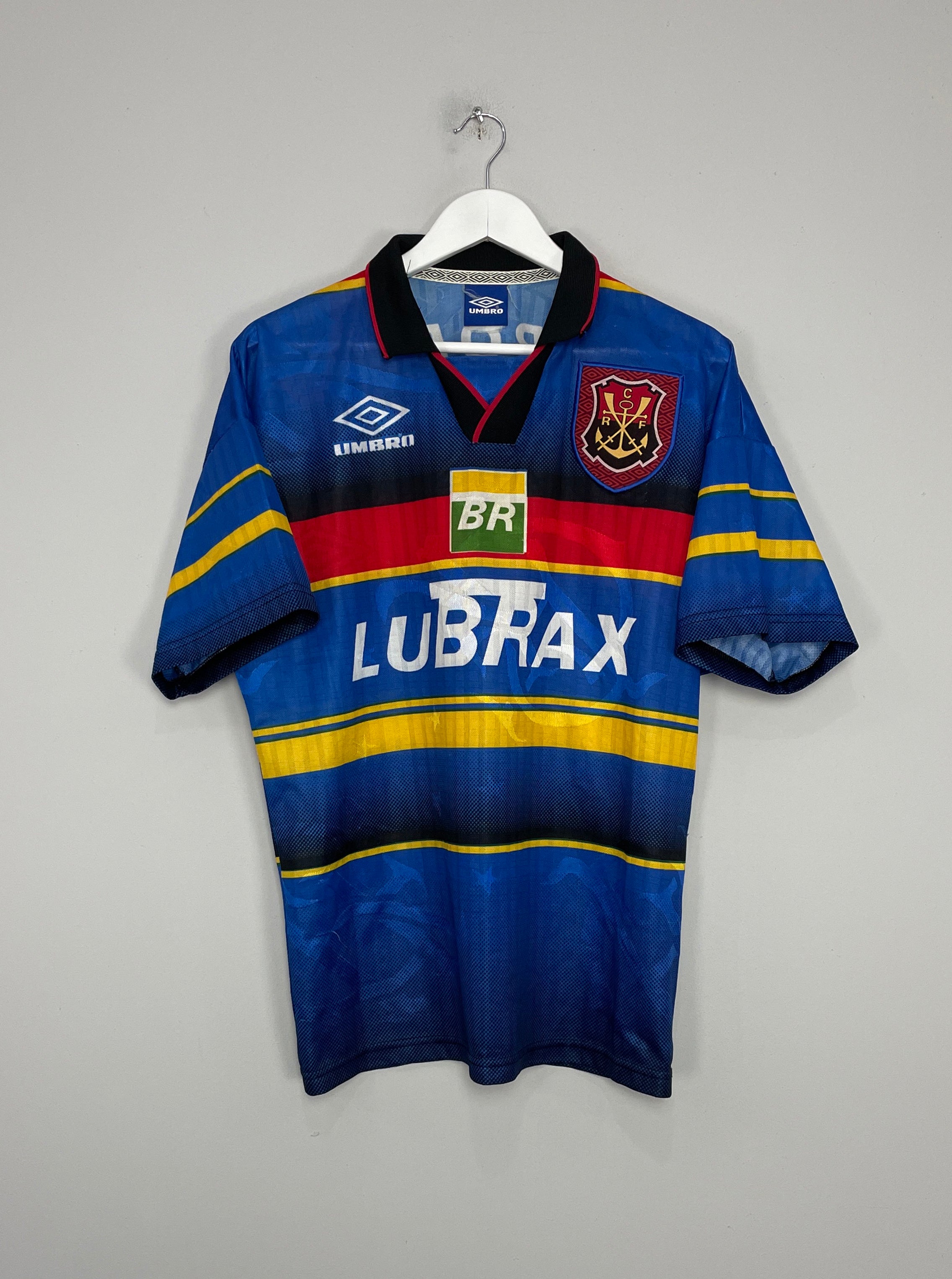 Shop 1995/96 FLAMENGO THIRD SHIRT (M) UMRBO, classic football shirts, vintage football shirts & retro soccer jerseys at Cult Kits